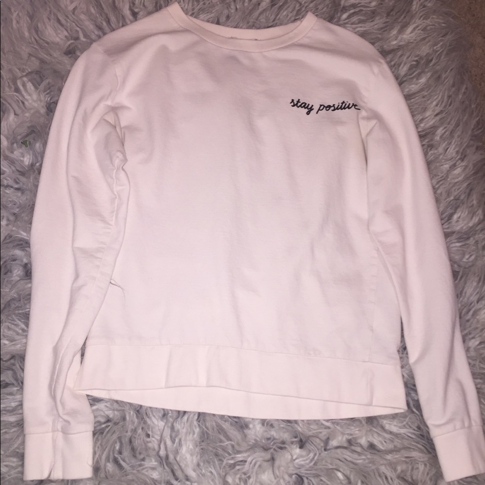 H&M Stay Positive Sweatshirt